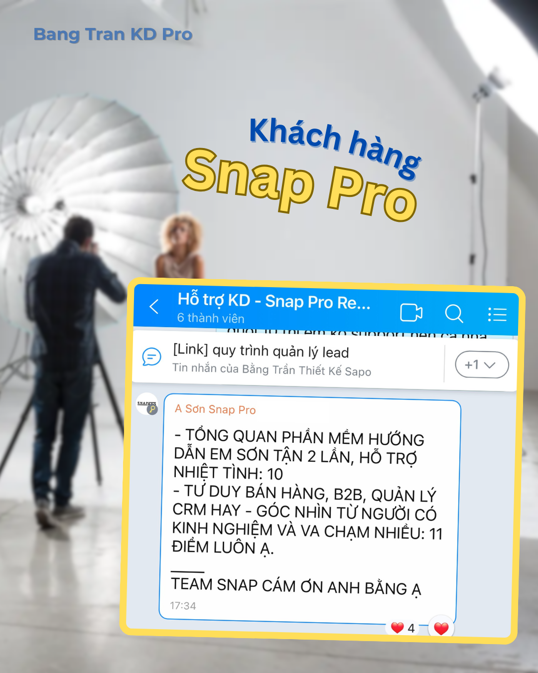 feedback Sơn snap pro